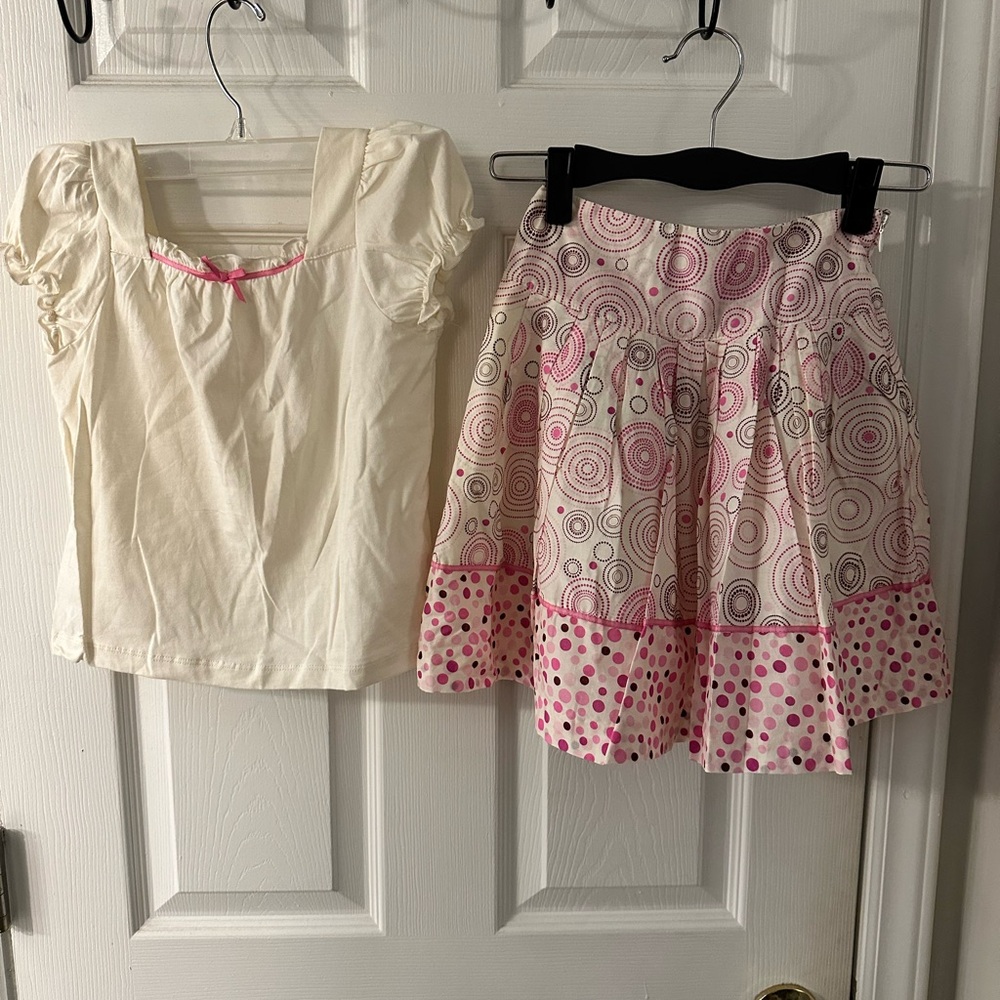 Jillian’s Closet Girls Top + Skirt Set